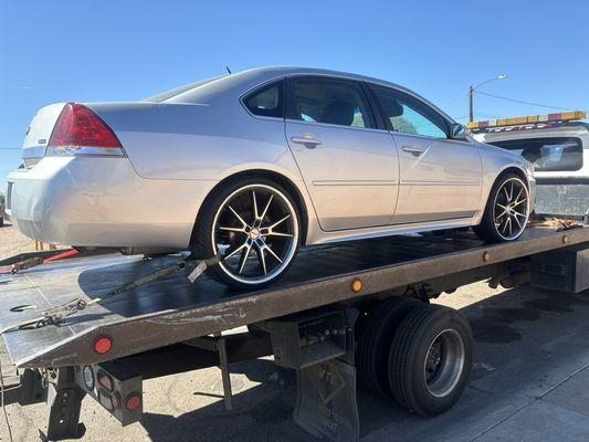 Chevy Impala getting delivered with EVS