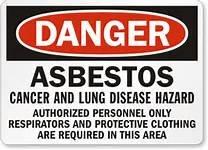 Asbestos Sign