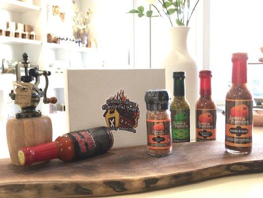 Artisan culinary goods in store