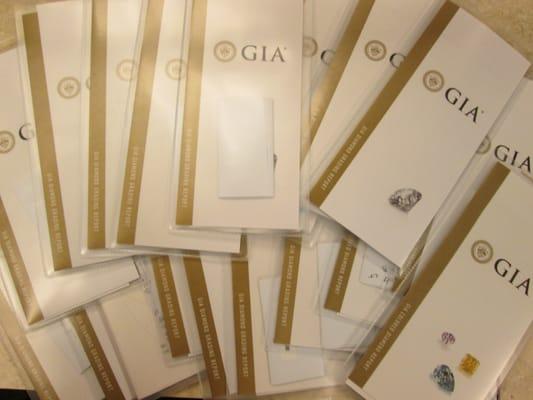 GIA is your guarantee.  Free GIA certificate with purchase of any diamond 1 carat or larger.