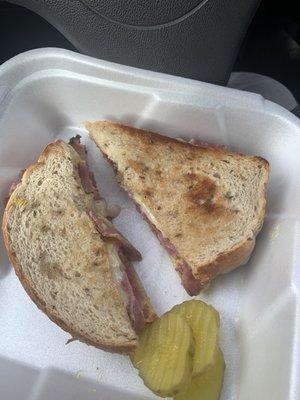 9$ for this shitty Pastrami sandwich .will never go back there .There a rip off