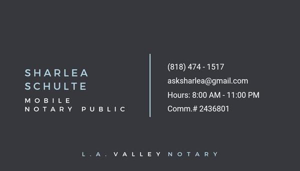 L A Valley Notary