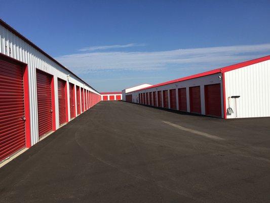 Inside the 1618 Hwy 281 N self-storage facility