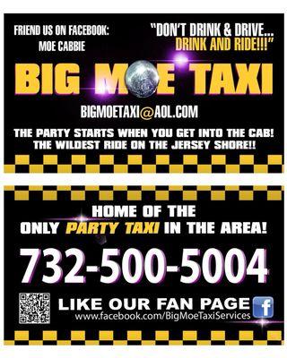 Big Moe Taxi  airport service  $90 Newark & Trenton  $150 Atlantic City and NYC $165 Philadelphia  $185 JFK & Guardia Call 732-500-5004