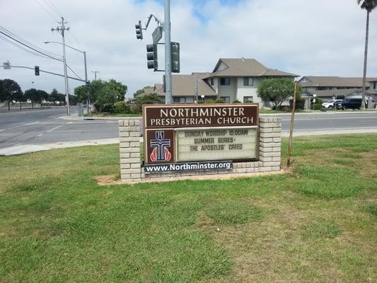 Sign on the corner