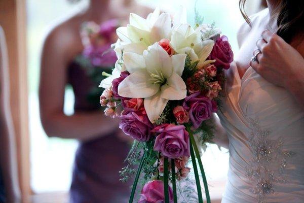 Cascading Bridal Bouquet