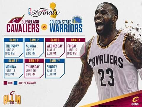 Congratulations cavs for making it to finals good luck bring cleveland a championship!!