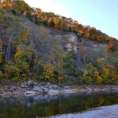 James River in the fall