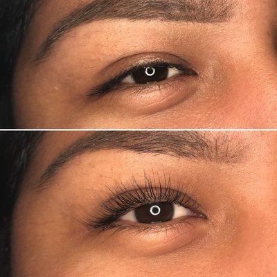 Before/After Lash Lift