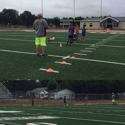 MHS Soccer allowed us to help with their camp this year! Great group of kids this year