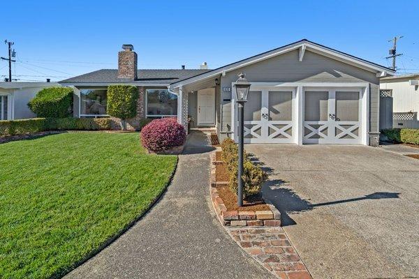 Millbrae Meadows Ranch style home. Sold in one week with multiple offers for a good amount over our asking price.