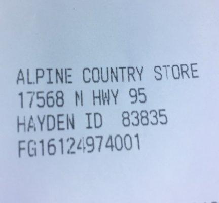 Alpine Country Store