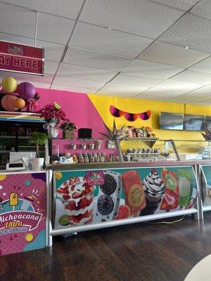 Ice cream area