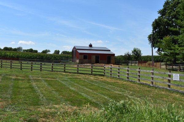 Ball-Chatham Vet is surrounded by farm animals and farm ground