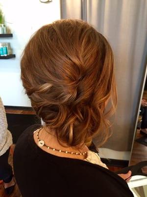 Cal to book your wedding hair appointment