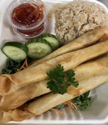 Chicken Lumpia Meal