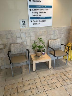 More waiting room spaces