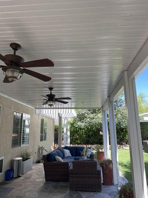 Part of our very large patio cover they installed.