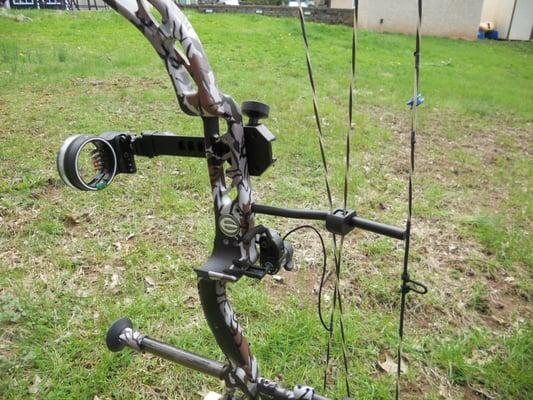 My hunting bow dipped by Liquid Metal Hydrographics.