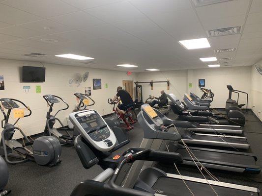 Cardio room.