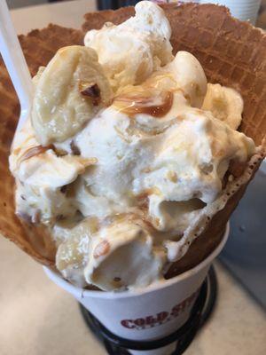 Banana caramel crunch.