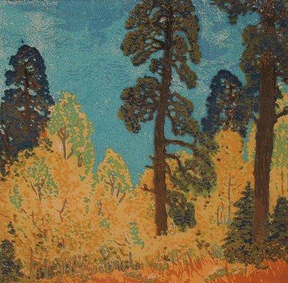 Gustave Baumaann (1881 - 1971) "Pine & Aspen"