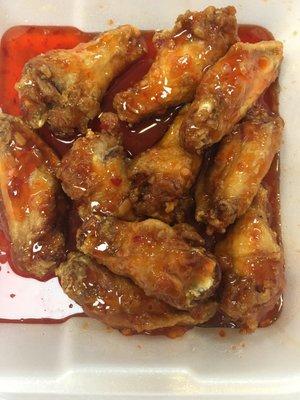 Sweet chili wings