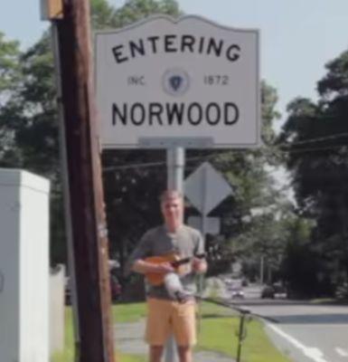 Entering Norwood from Walpole.