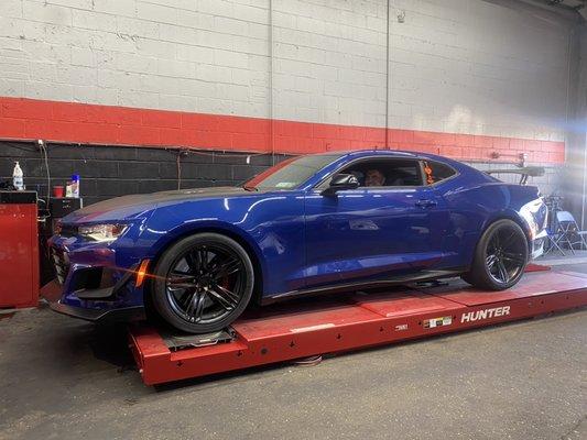 Chevy IN FOR Tires Installed & Wheel Alignment