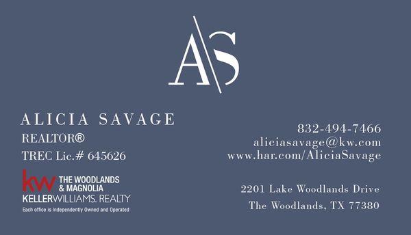 Alicia Savage - Keller Williams Realty The Woodlands