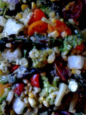 Latin/Greek Fusion - Roasted Corn & Asparagus Salad