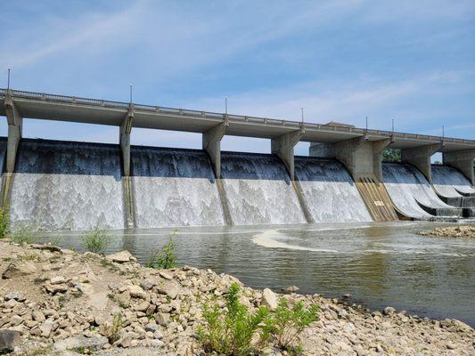 Dam from lower level