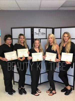 We certify and train in all areas of beauty! #HappyCampers