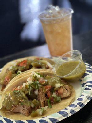 Tacos de carnitas estilo michoacan