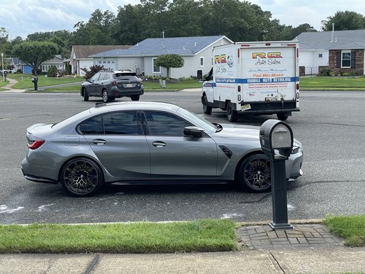 2022 BMW M3 after wash.