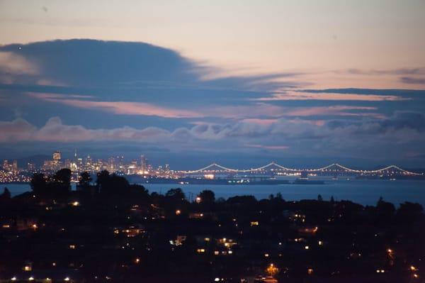 City & Bay views from the San Carlos Hills