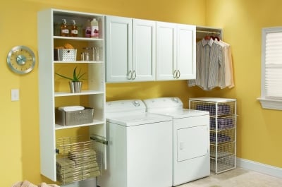 Organized Laundry Room, where there's a place for everything and everything is in its place.