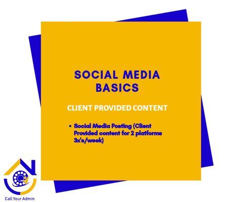 Social Media Basics Package