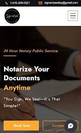 Sign and Seal Notary