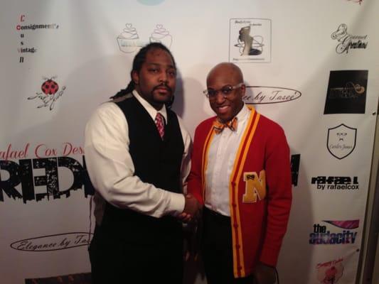 Gate City Management CEO Chris Waymon walks the Red Carpet at Rafael Cox Redemption Fashion Show #teamgatecity