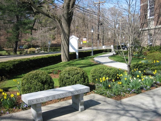 The plaza outside Perrot's adult wing