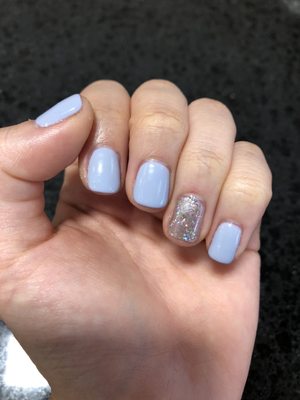 Amethyst gel nails