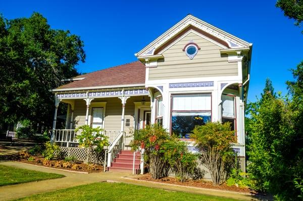 The historic Warner Hutton House.