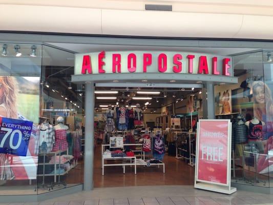 Aeropostale Store Front, Newpark Mall, Newark, CA.