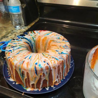 Cotton Candy Pound Cake $35