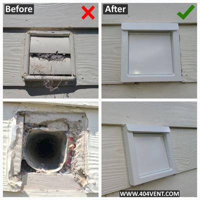 Replacing Dryer Vent termination