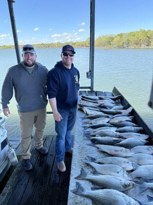 White bass for the fire department fish fry!