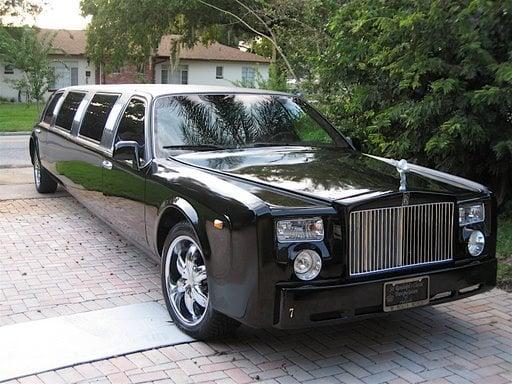 Our Rolls Royce Limousine. Only black Rolls Royce limousine in the Greater Orlando area!