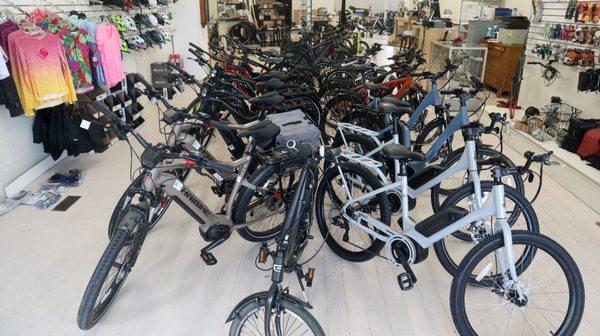 Electric Pete's HAS lots of bikes in all styles and sizes. We have the largest selection of bikes in NE Ohio!