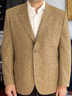 Bespoke tweed jacket that Michael recently created for me.